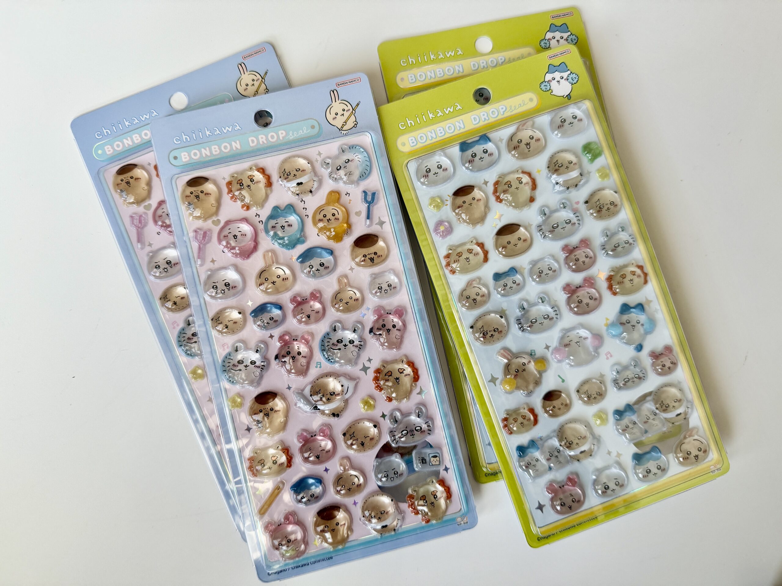 ちいかわボンボンドロップシール第2弾のラインナップ
