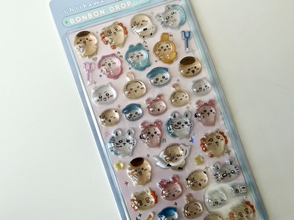 ちいかわボンボンドロップシール第2弾「みんなポーズ」