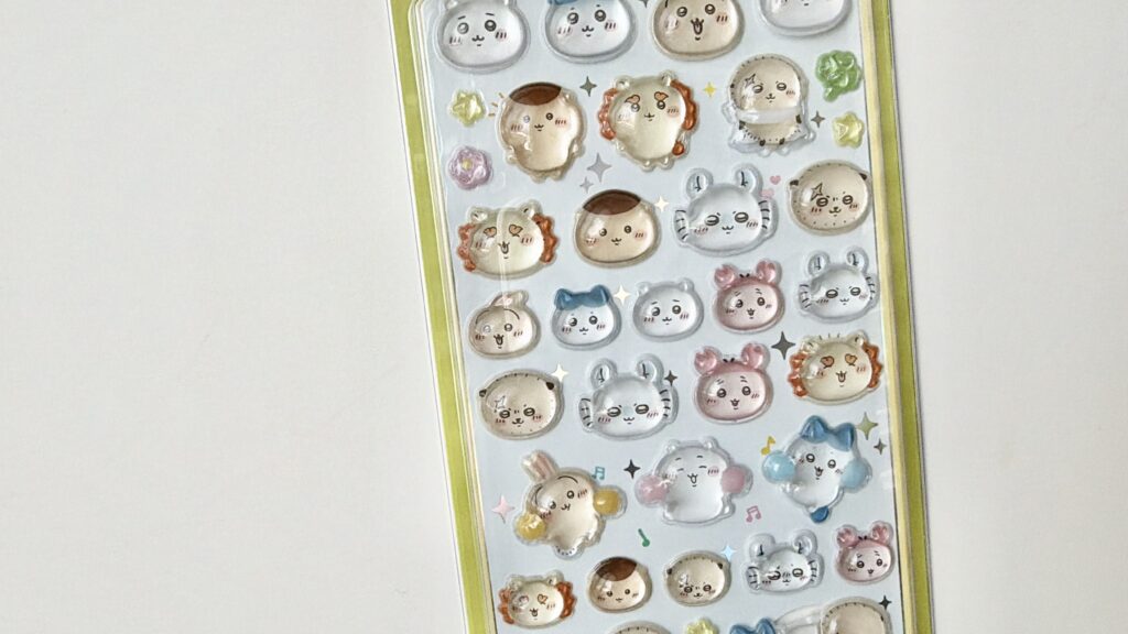 ちいかわボンボンドロップシール第2弾「みんなニコニコ」のシール