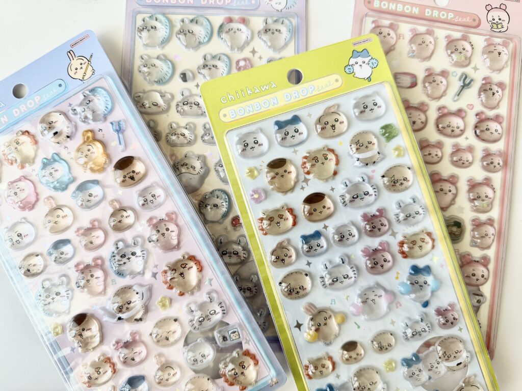ちいかわ ボンボンドロップシール 第2弾 全種類ラインナップ|うさぎ・ハチワレ・ちいかわ・モモンガ