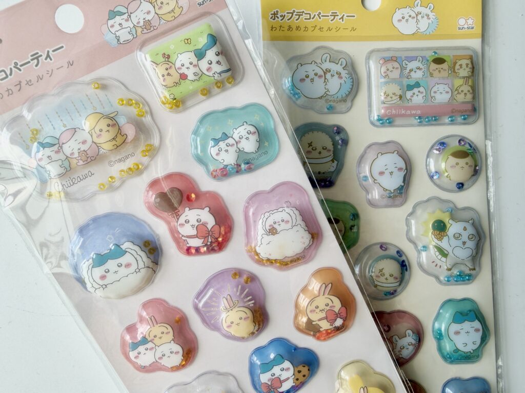ちいかわ わたあめカプセルシールの実物写真