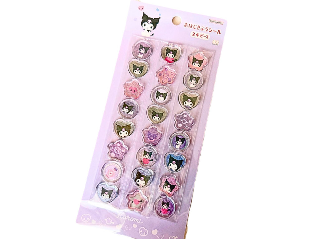 サンリオ おはじき風シール24ピース クロミ デザイン