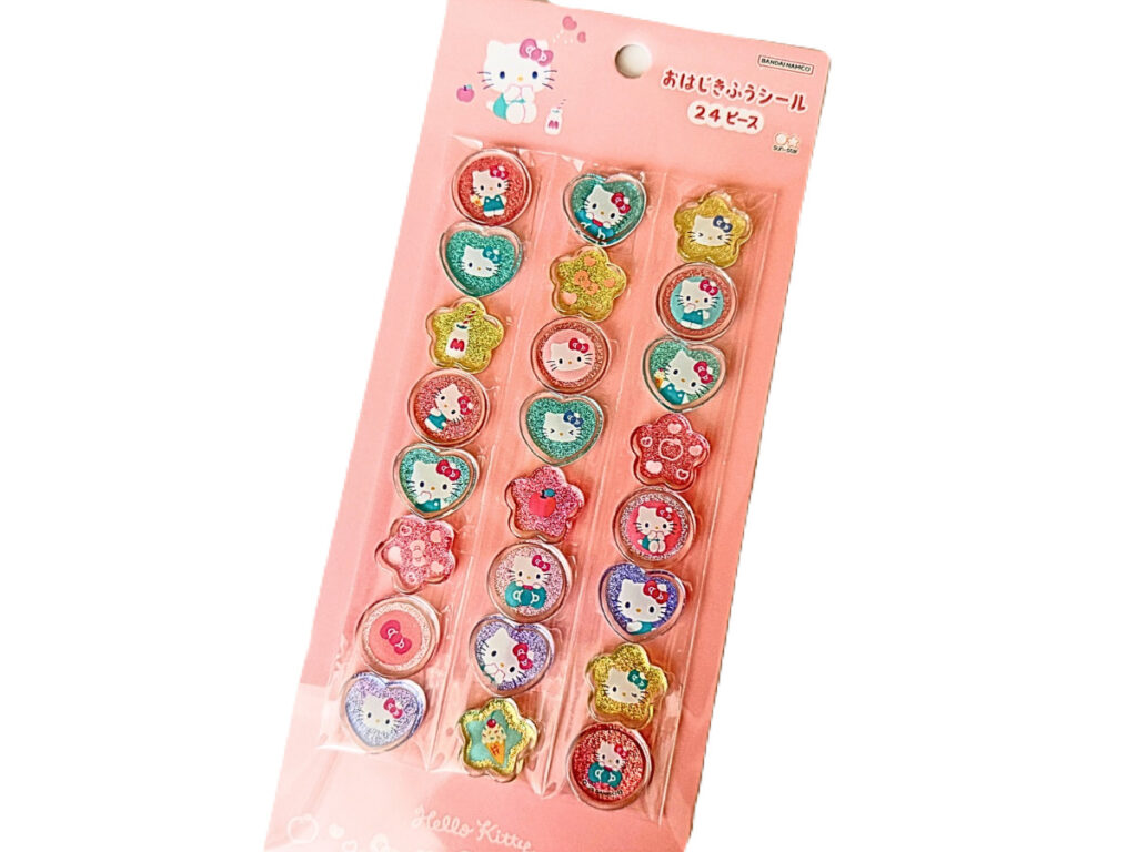 サンリオ おはじき風シール24ピース ハローキティ デザイン