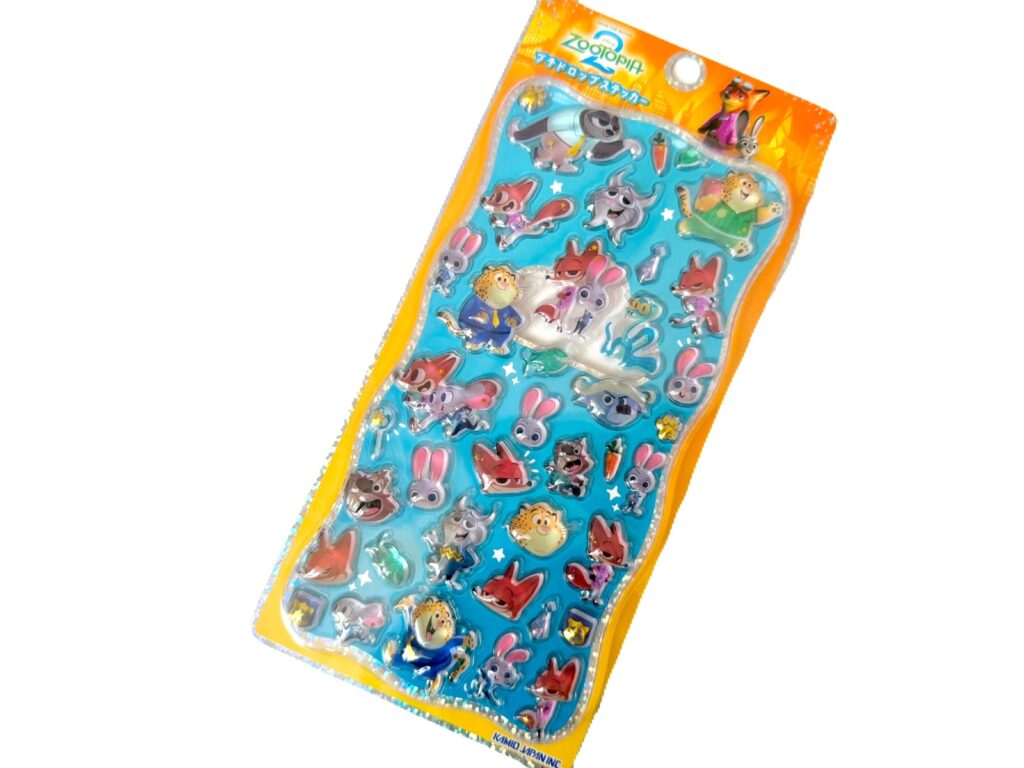 ズートピア2 プチドロップステッカー 全体デザインとキャラクター一覧