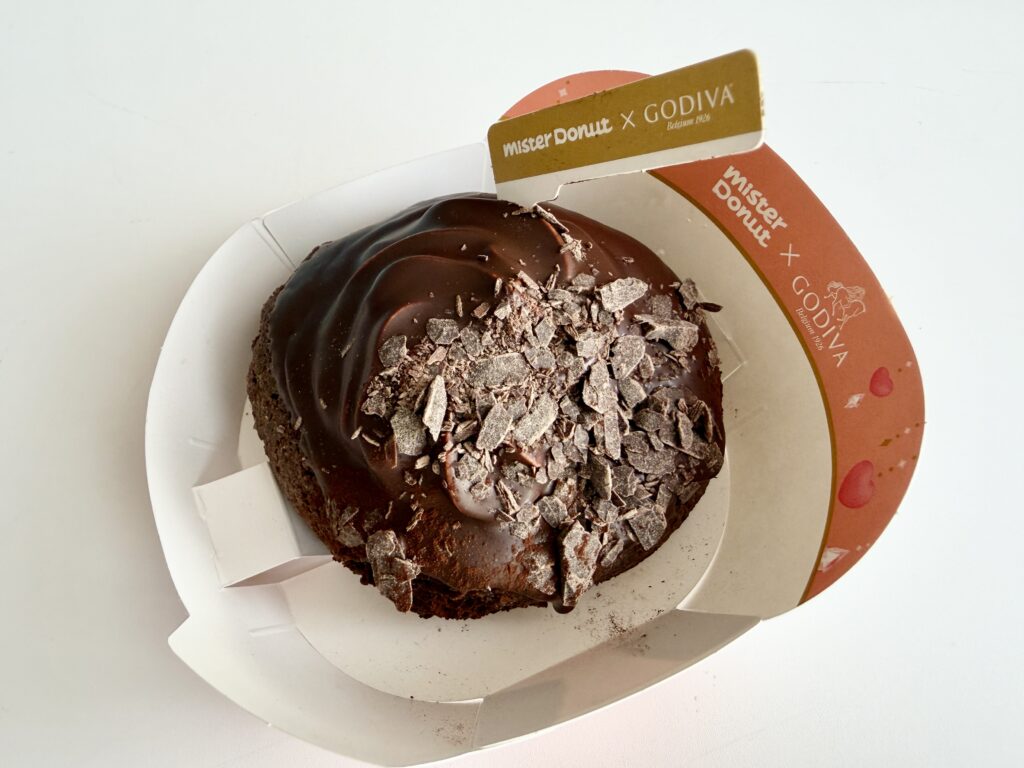 ミスド×ゴディバ トリュフショコラドーナツ ノワール 全体
