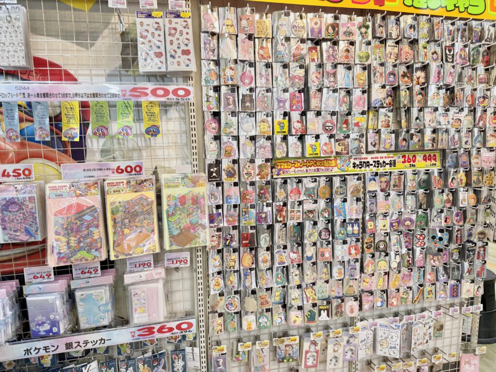 ドンキホーテ六本木店5階のシール売り場|ボンボンドロップシール取扱い