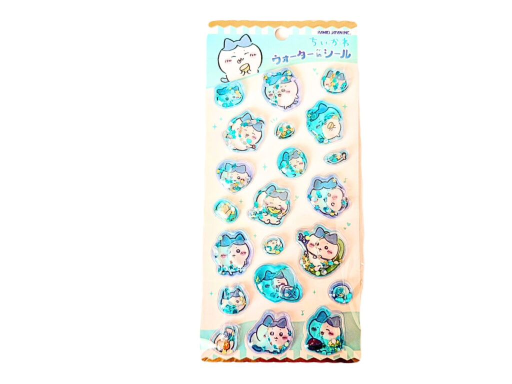 ちいかわ ウォーターinシール 全種類｜594円の新作シール