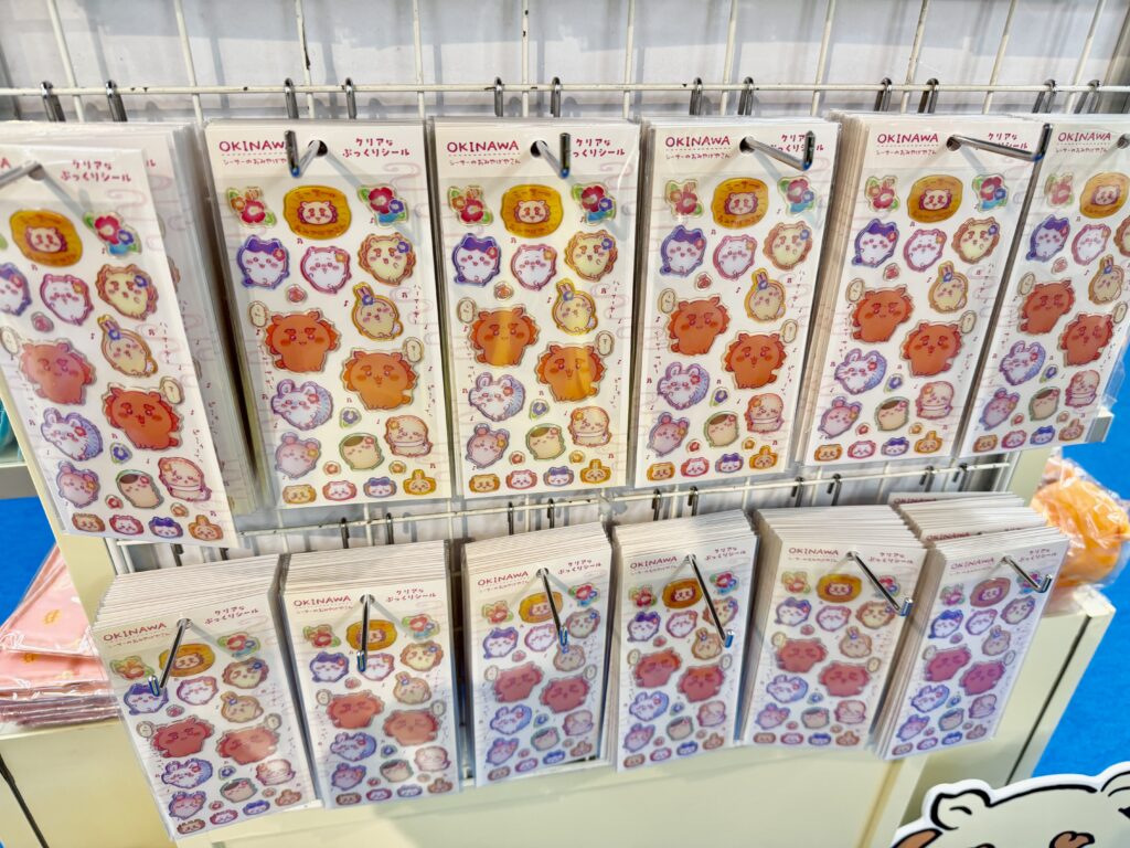 シーサーのお土産屋さん クリアなぷっくりシール