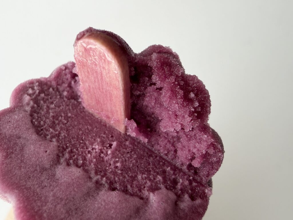 3Dフルーツポップスぶどう味の断面写真