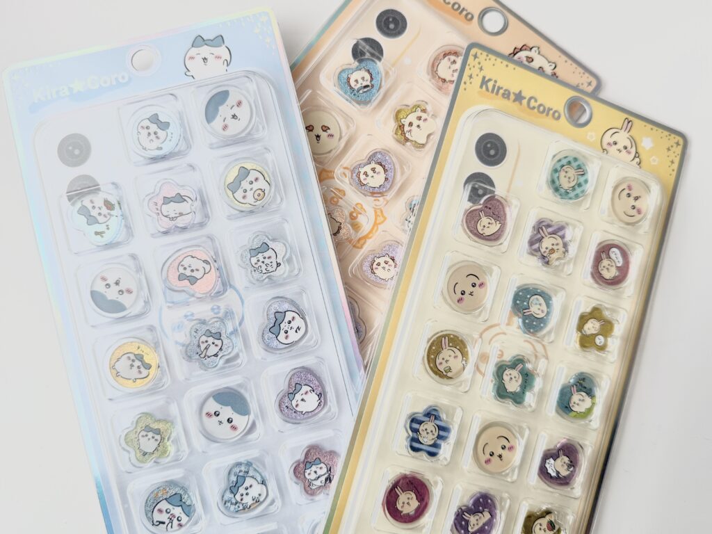 ちいかわ KIRACOROおはじきシール 全種類 ハチワレ うさぎ シーサー