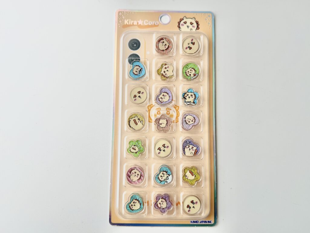 ちいかわ KIRACOROおはじきシール シーサー　オレンジ