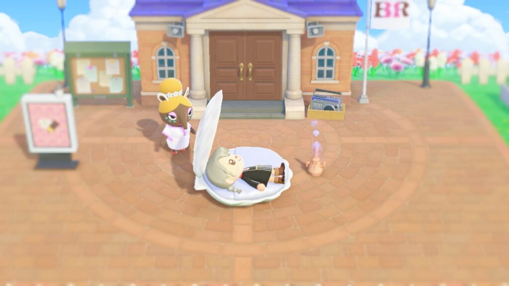 貝殻ベッド
