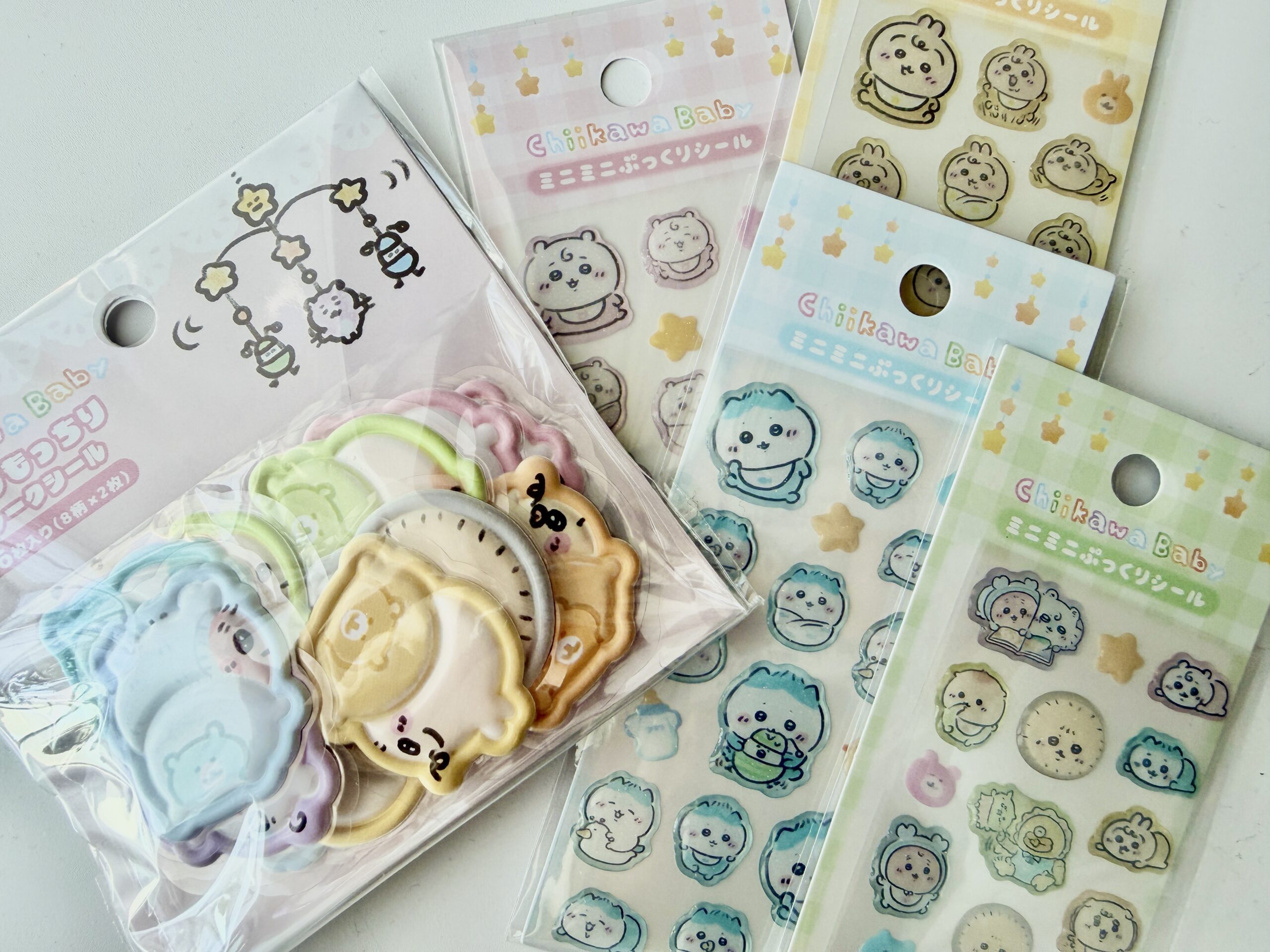 ちいかわベビー ミニミニぷっくりシールの実物写真