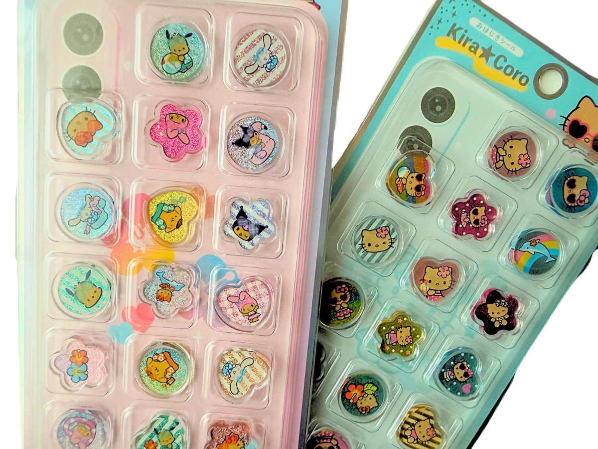 Kira☆Coro おはじきシール サンリオ ピンク パッケージ デザイン