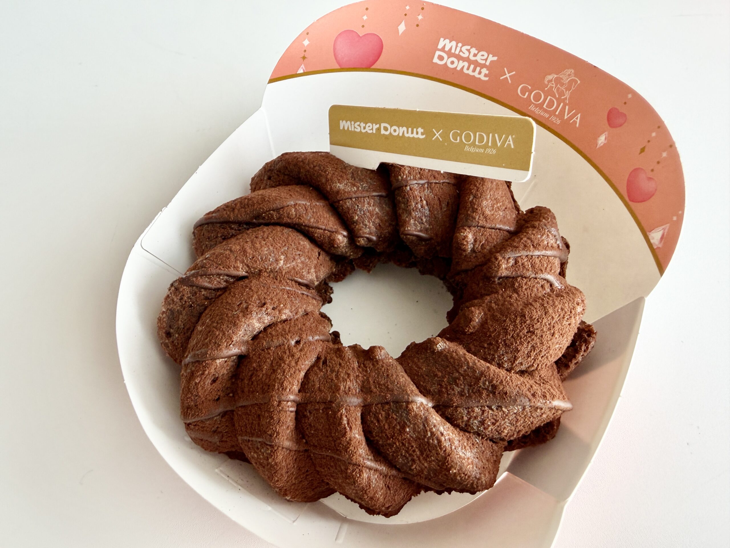 ミスド×ゴディバ 生ショコラフレンチ キャラメルプラリネ 全体