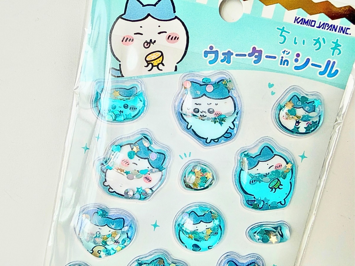 ちいかわ ウォーターinシール パッケージ｜オンライン限定発売の立体ウォーターシール