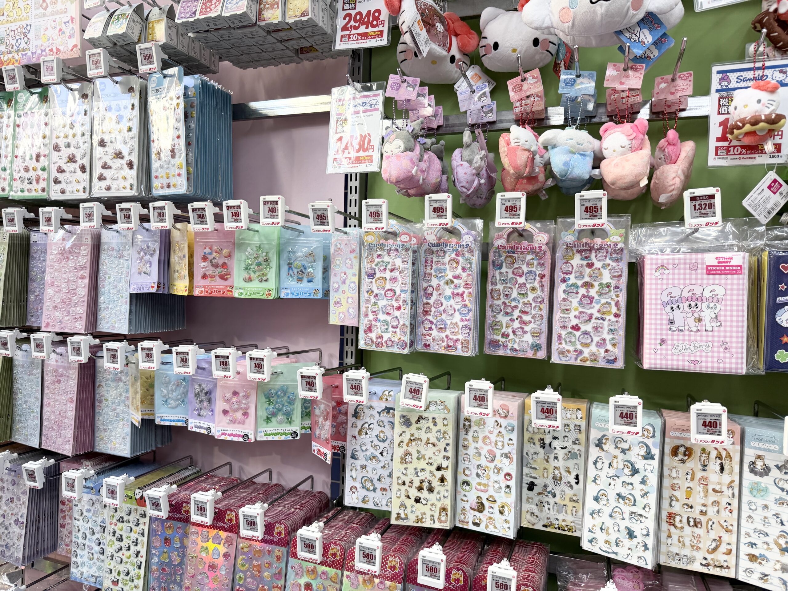 ビックカメラ 渋谷 シール売り場 キャラクターステッカー