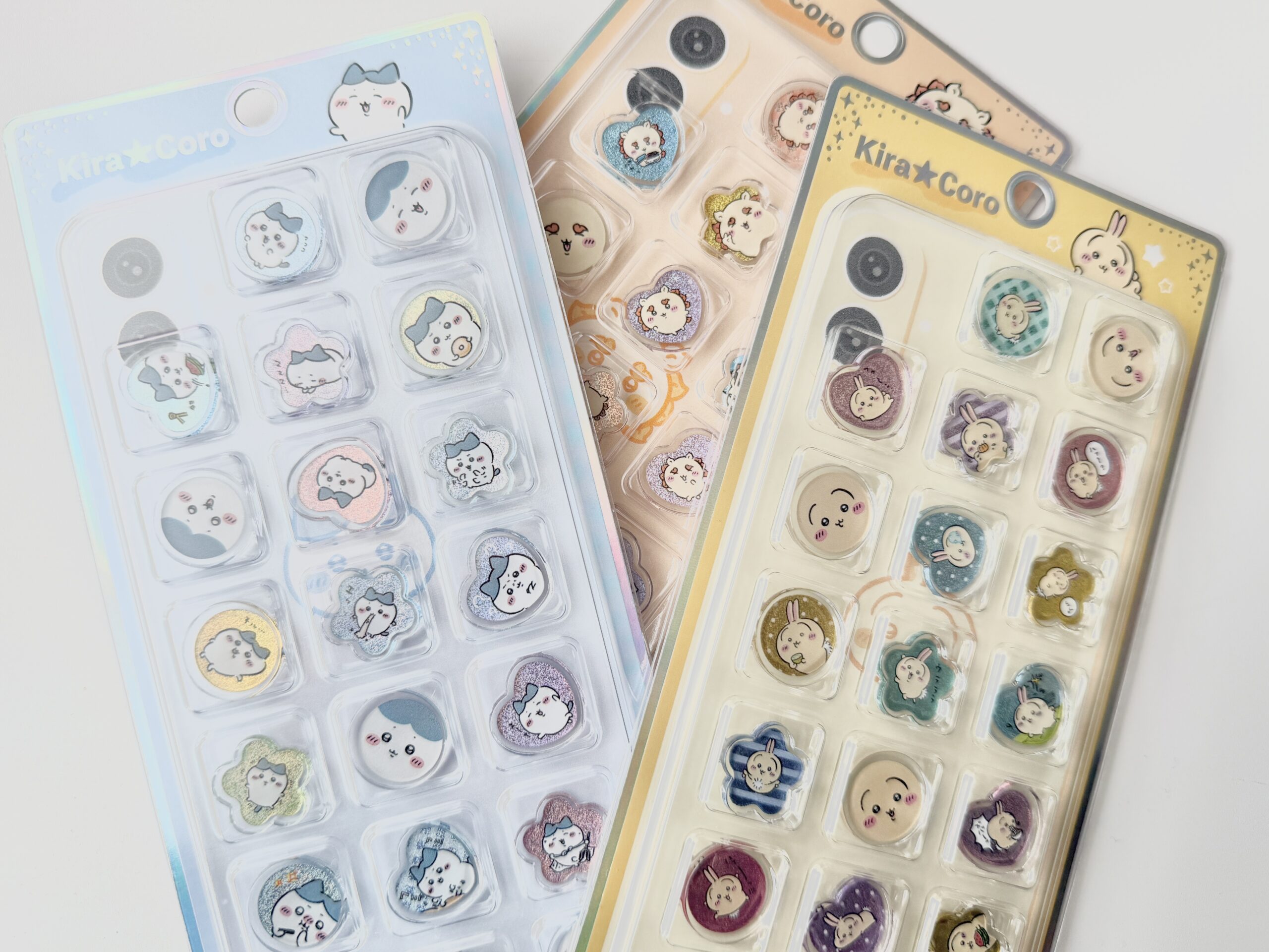 ちいかわ KIRACOROおはじきシール 全種類 ハチワレ うさぎ シーサー